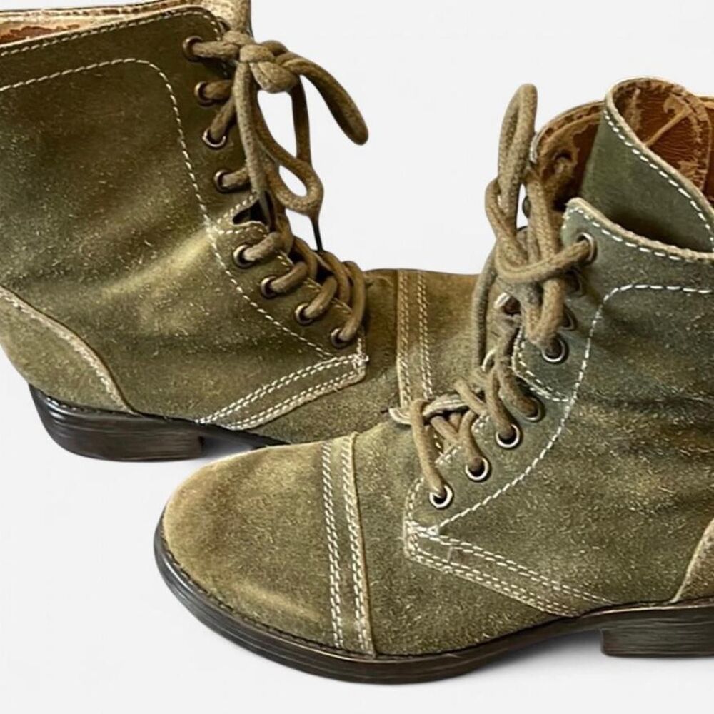 Steve-madden Women's Green and Khaki Boots - Picture 3 of 4